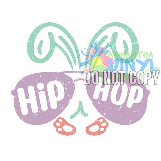 Hip Hop Retro Grunge Sublimation Print