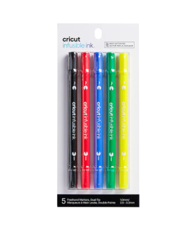 Cricut® Infusible Ink™ Freehand Markers, Dual-Tip, Basics
