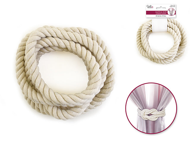 Craft Decor: Nautical Rope Cotton 13mm x 2.3m