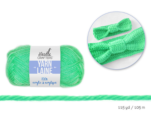 Needlecrafters: 50g Acrylic Yarn Standard Ball Dyed 115yd skeins