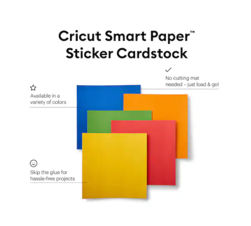 Cricut® Smart Paper™ Sticker Cardstock, Bright Bows