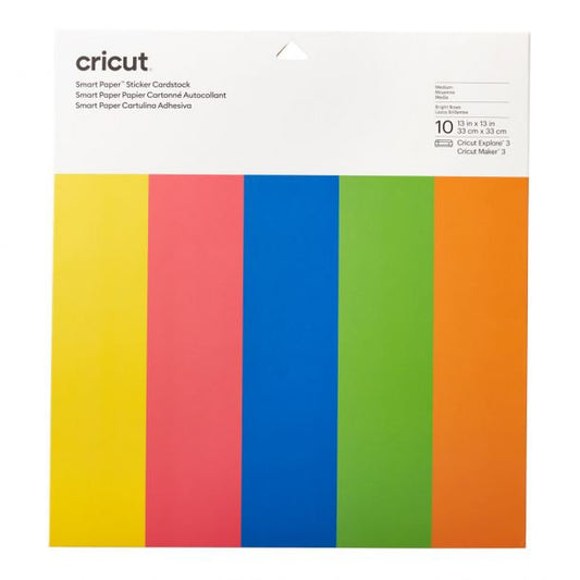 Cricut® Smart Paper™ Sticker Cardstock, Bright Bows