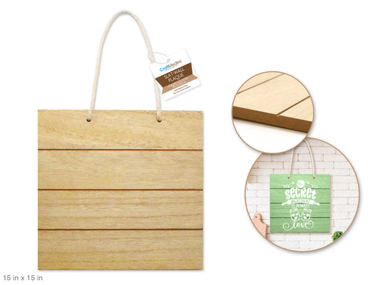 Wood Decor: DIY Slat-Wall Hanger Plaques w/Nautical Rope